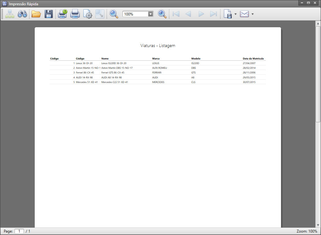 XD AUTO varios tipos de Listagens big