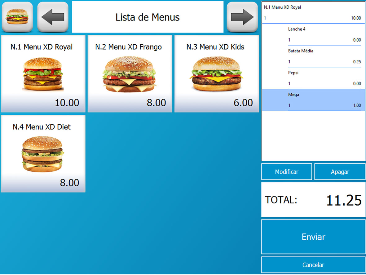 XD REST fast food big