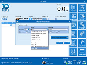 XDretail opcoes impressao