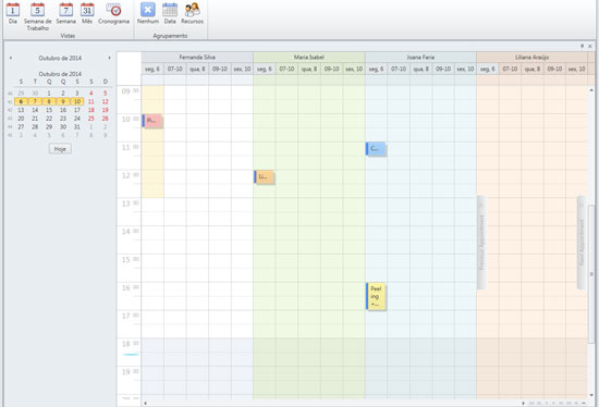 agenda equipamento